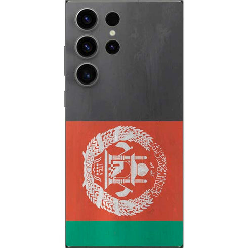 Afghanistan Flag Distressed Galaxy S25 Ultra Skin